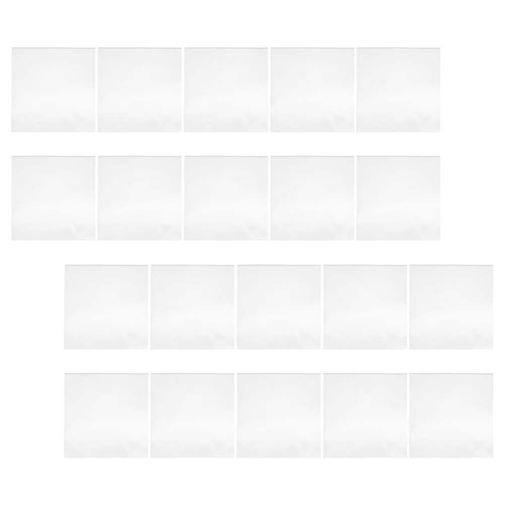 

20 Pcs Photo Album Record Protection Bag Clear Coat Plastic Vinyl Records Supplies