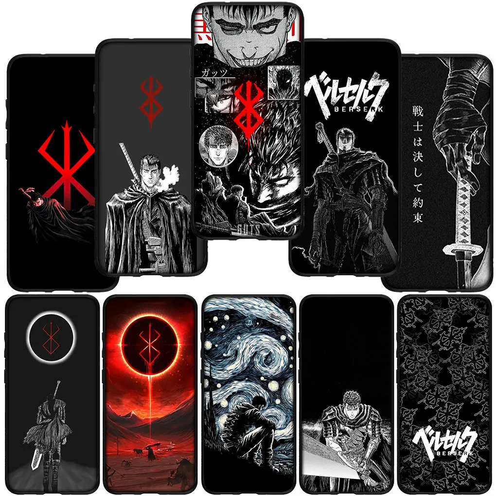 Мягкий чехол Berserks в стиле аниме для Huawei P30 P20 P10 Y6 Y7 Y9 Prime Mate 10 20 Pro Lite Y9A Y8S P Smart 2019