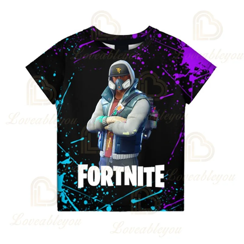 Футболка детская с коротким рукавом 3d в стиле Харадзюку |