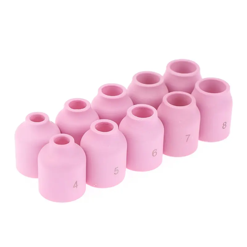 

5 шт. сварофонарь TIG, короткая газовая линза, Цанга корпуса сопла для WP 17/18/26, аксессуары для сварочных аппаратов