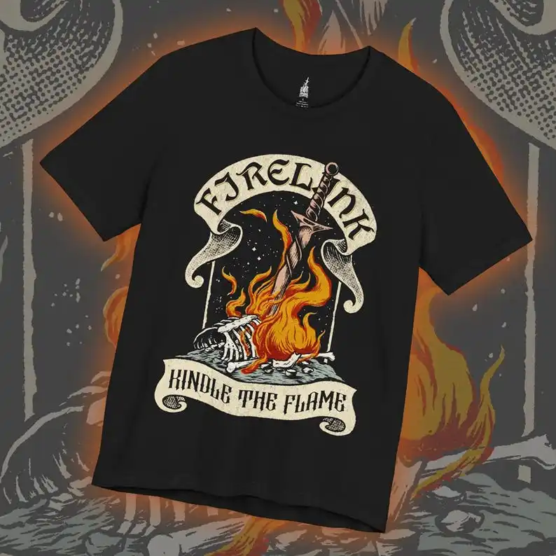 Футболка Firelink Shrine Bonfire Lit