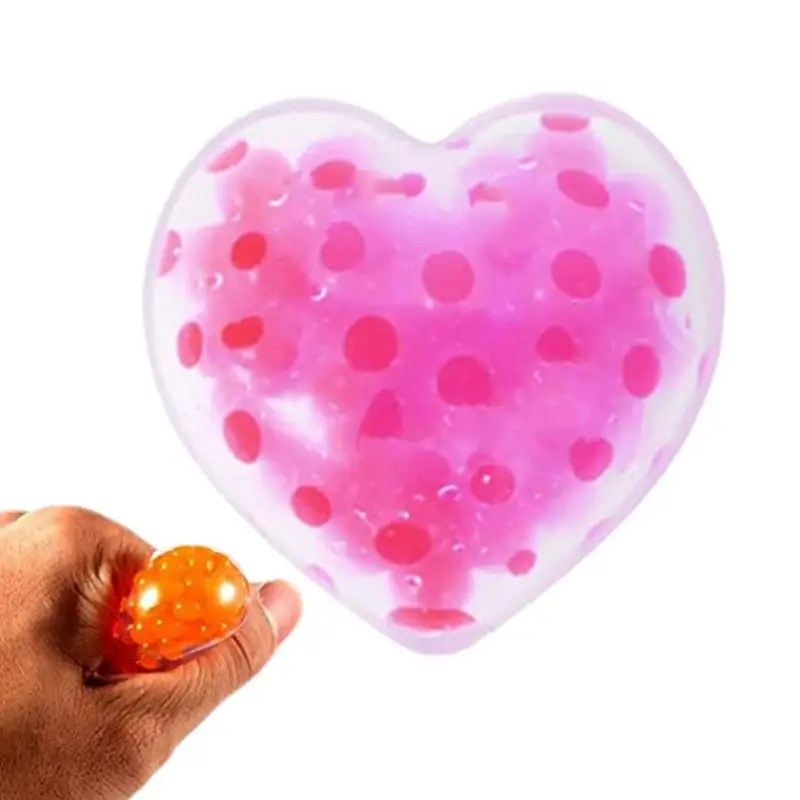 

Сжимаемые шарики, шарики для снятия стресса, креативная сенсорная игрушка в форме сердца, новинка, мягкая игрушка в форме сердца, подарок для детей на День святого Валентина и