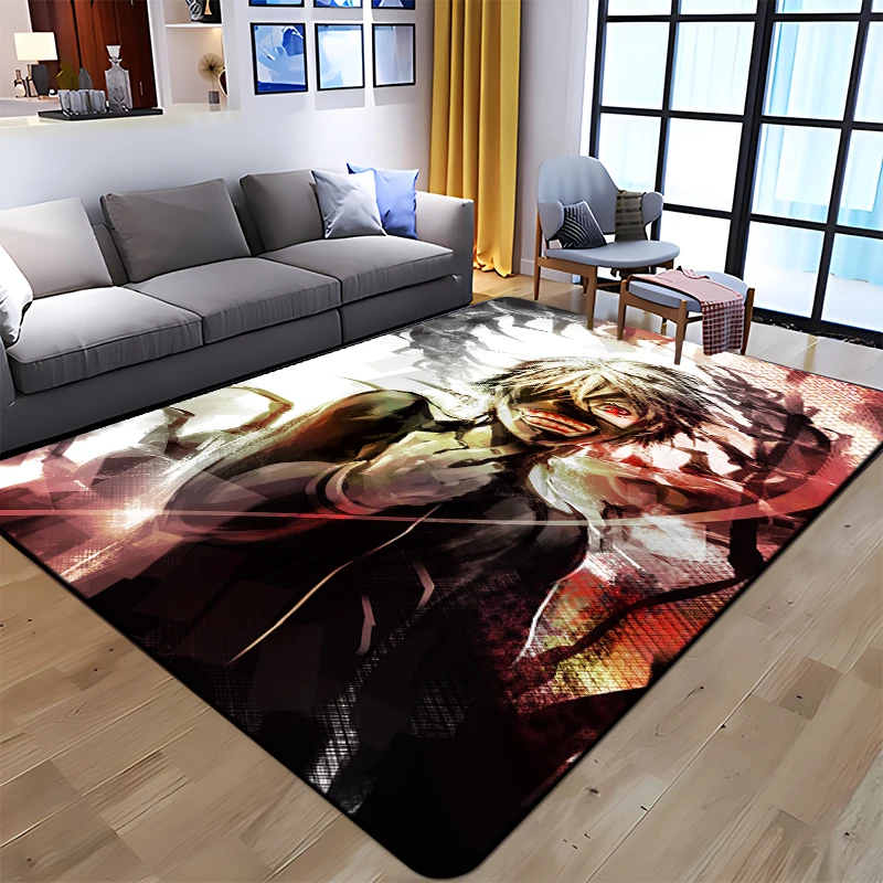 

Anime Tokyo Ghoul Art Printed Carpet for Living Room Large Area Rug Soft Mat E-sports Chair Carpets Alfombra Gifts Dropshopping