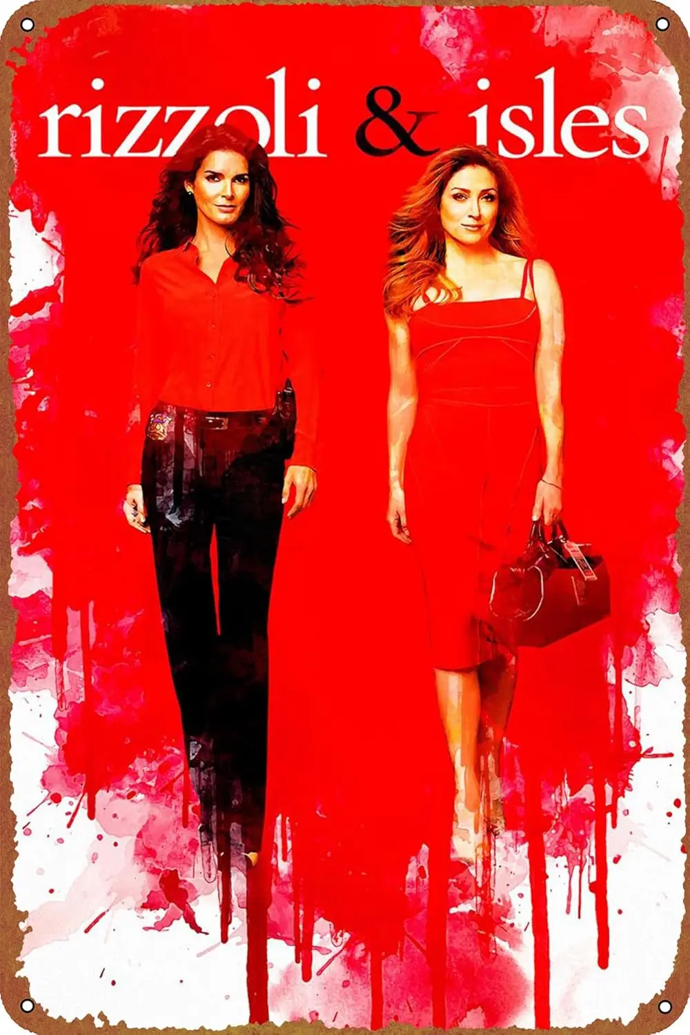 Металлическая табличка-постер Rizzoli Isles для кафе, бара, дома, настенный декор, ретро-дизайн, 8x12 дюймов (art.: 3920da024c88d) - 3920da024c88d