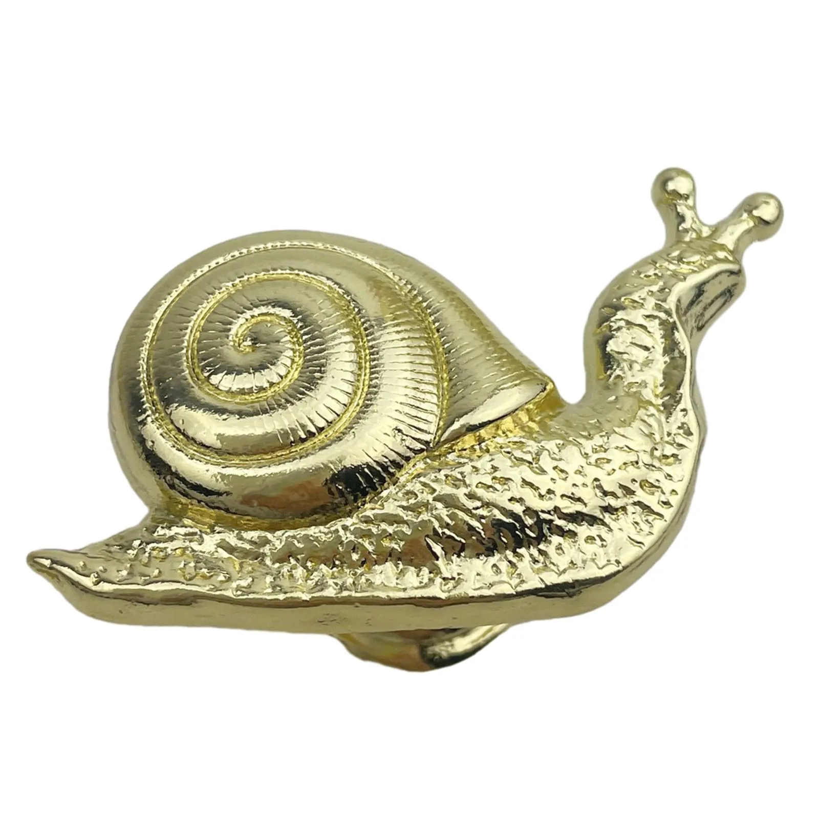 Gold Solid Brass Animal Cute Snail Cabinet Knob Door Wardrobe Copper Drawer Pulls Single Hole Handles For Furniture Hardware
