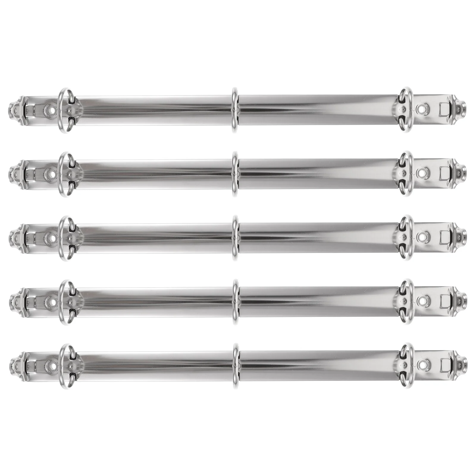 

Tofficu Metal Notebook Ring Binder Mechanism Replacement Combs for DIY Planners and Paper Storage