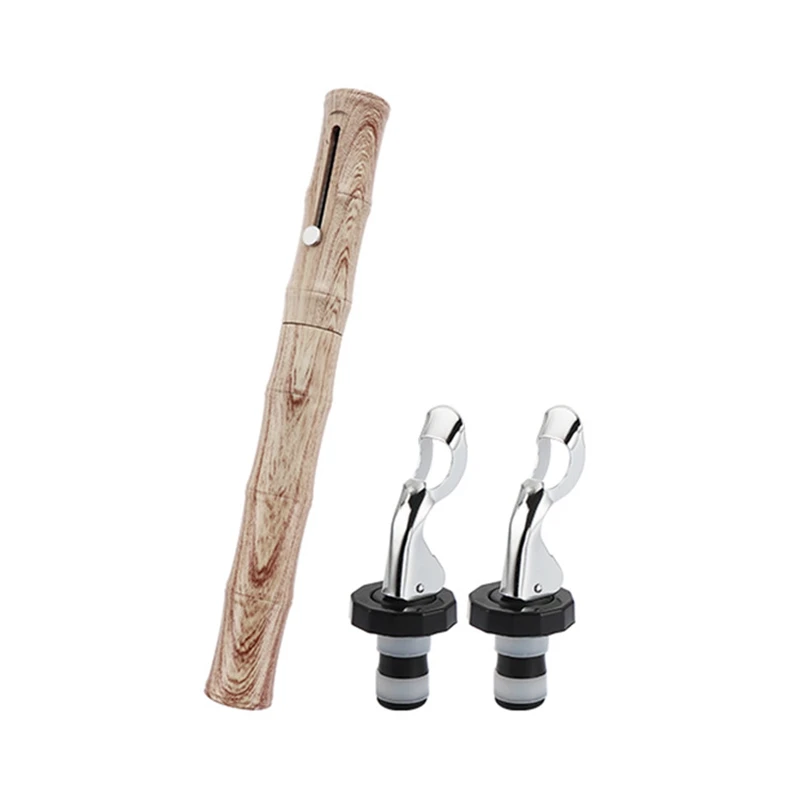 Многофункциональный пневматический штопор с двойной головкой поршневого типа 2