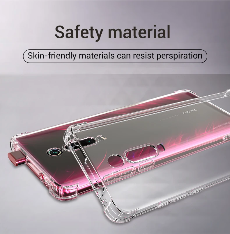 Прозрачный противоударный чехол для телефона Xiaomi Mi 9T Redmi K20 Pro подушка