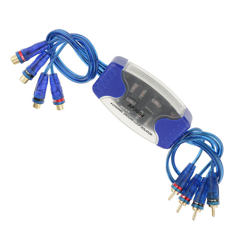 4-канальный преобразователь высокого и низкого уровня RCA выход для