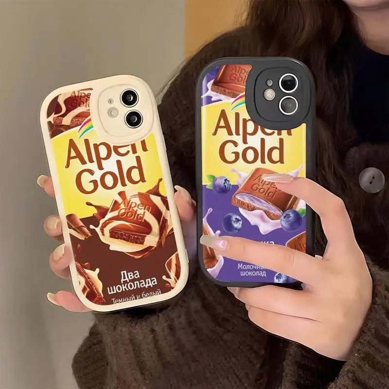 

Funny Chocolate Russian Phone Case Hard Leather Phone Case for iPhone 13 12 Mini 11 14 Pro Max Xs X Xr 7 8 Plus 6 6s Se 2022