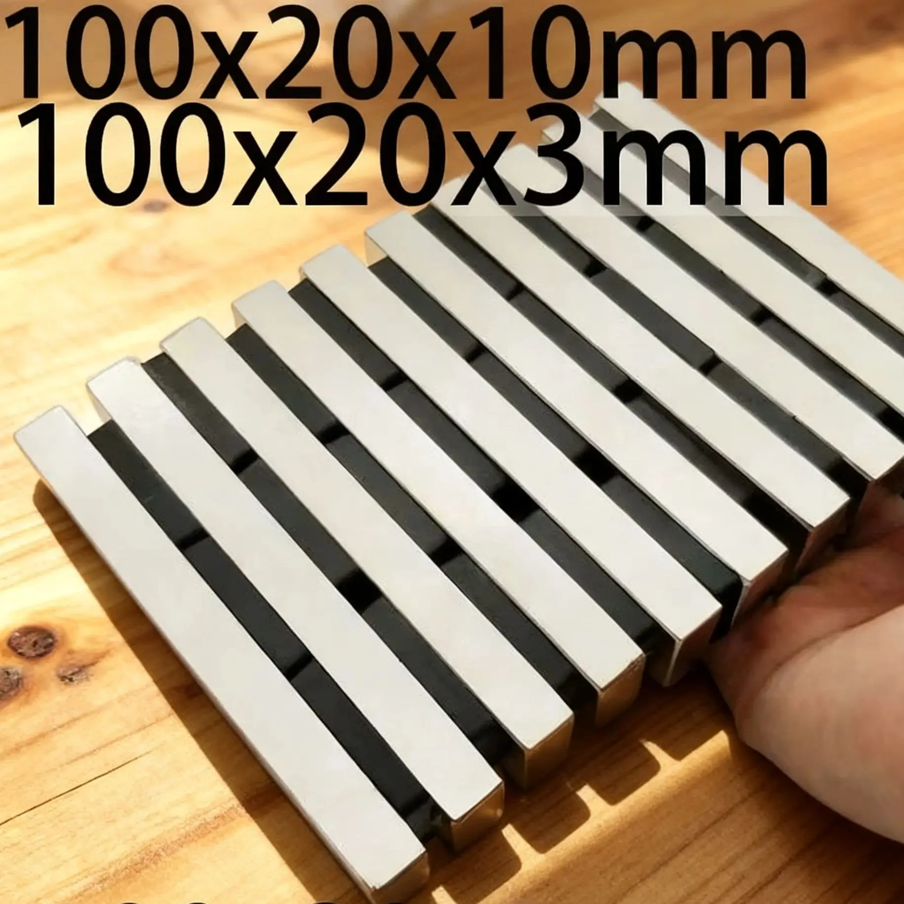 

Неодимовые магниты N52/N35 100x10x3/5/10