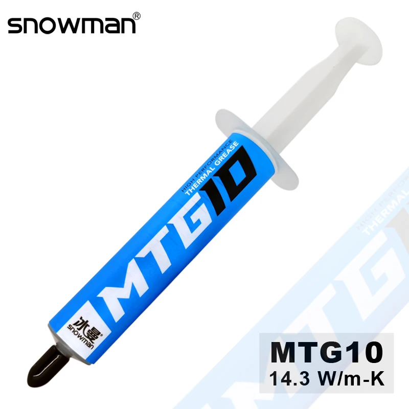 Термопаста SNOWMAN 14 3 Вт/МК смазка для AMD Intel процессор процессорный кулер
