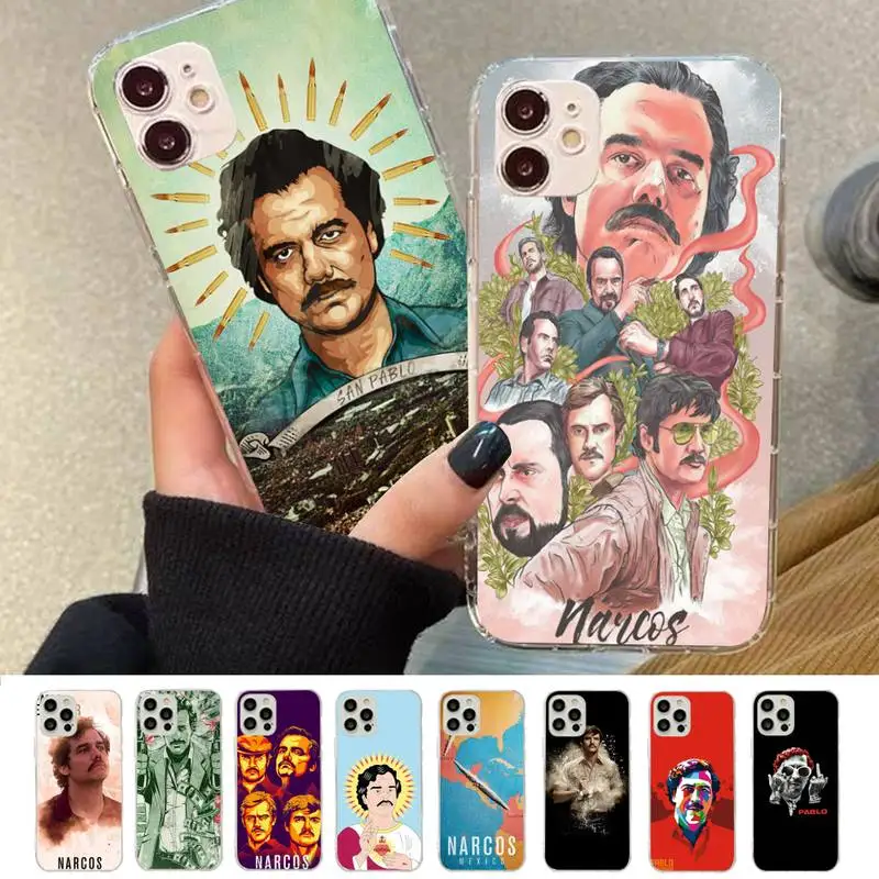 

Narcos TV Series Pablo Escobar Phone Case for iPhone 11 12 13 mini pro XS MAX 8 7 6 6S Plus X 5S SE 2020 XR case