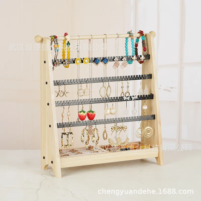Jewelry Necklace Display Earrings Jewelry Rack Disassembly Jewelry Display Props Ring Storage Box Ring Box