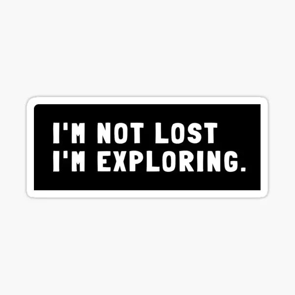 

I M Not Lost I M Exploring 10PCS Stickers for Kid Anime Living Room Car Decor Luggage Water Bottles Decorations Window