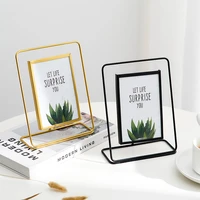 nordic decorative photo frames wrought iron vertical photo frame 6 inches frames for pictures wall golden picture frame gifts
