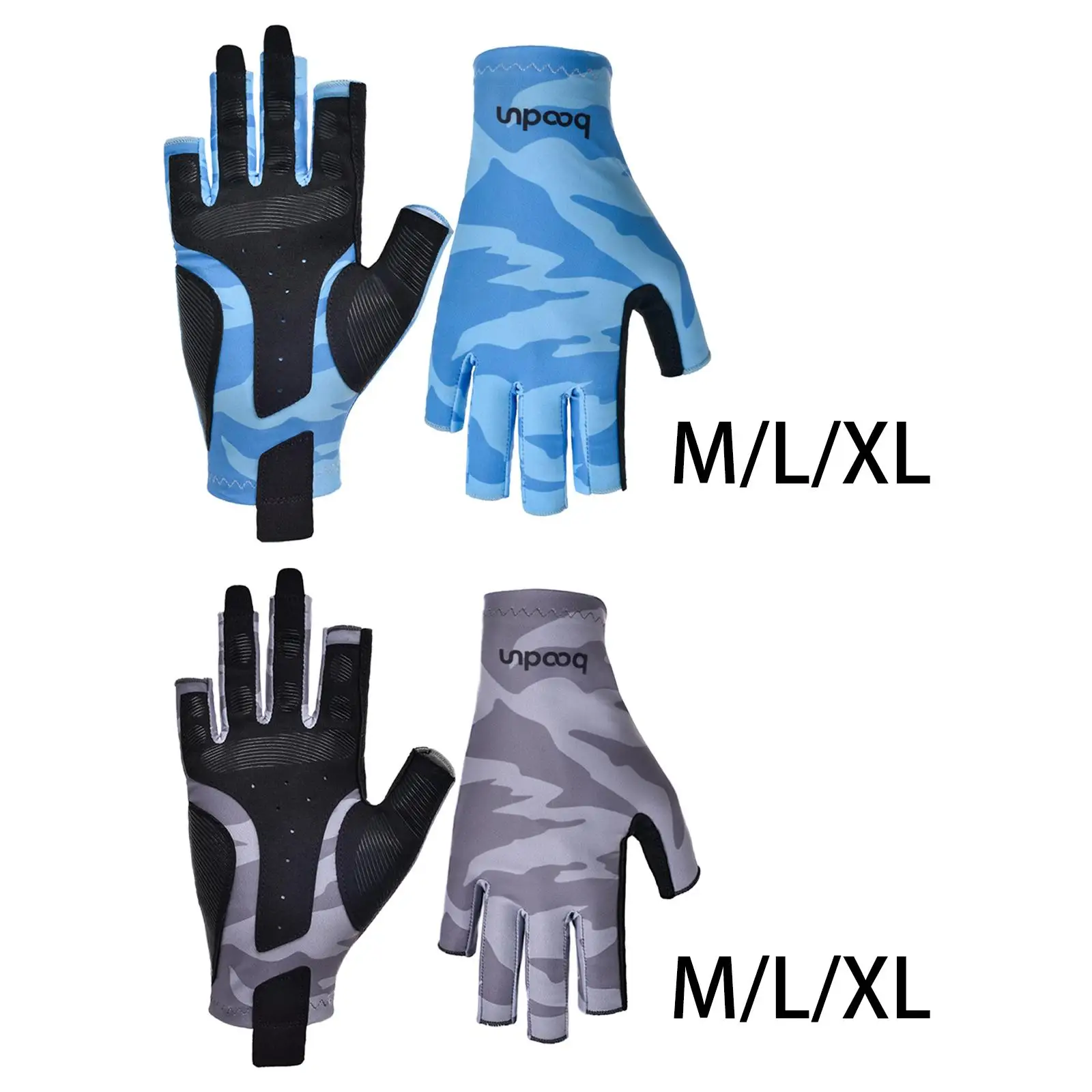 

Fish Equipment Windproof Half Finger Gloves for Training Swimming Shooting