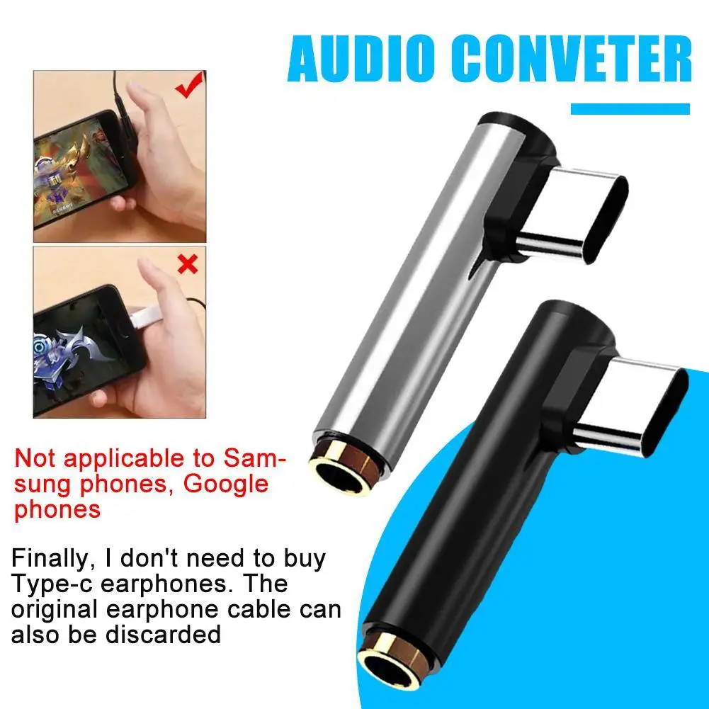 

USB Type C 3.5 Jack Earphone Adapter USB C To 3.5mm Headphones AUX Audio Adapter Cable For Huawei Type C To 3.5mm