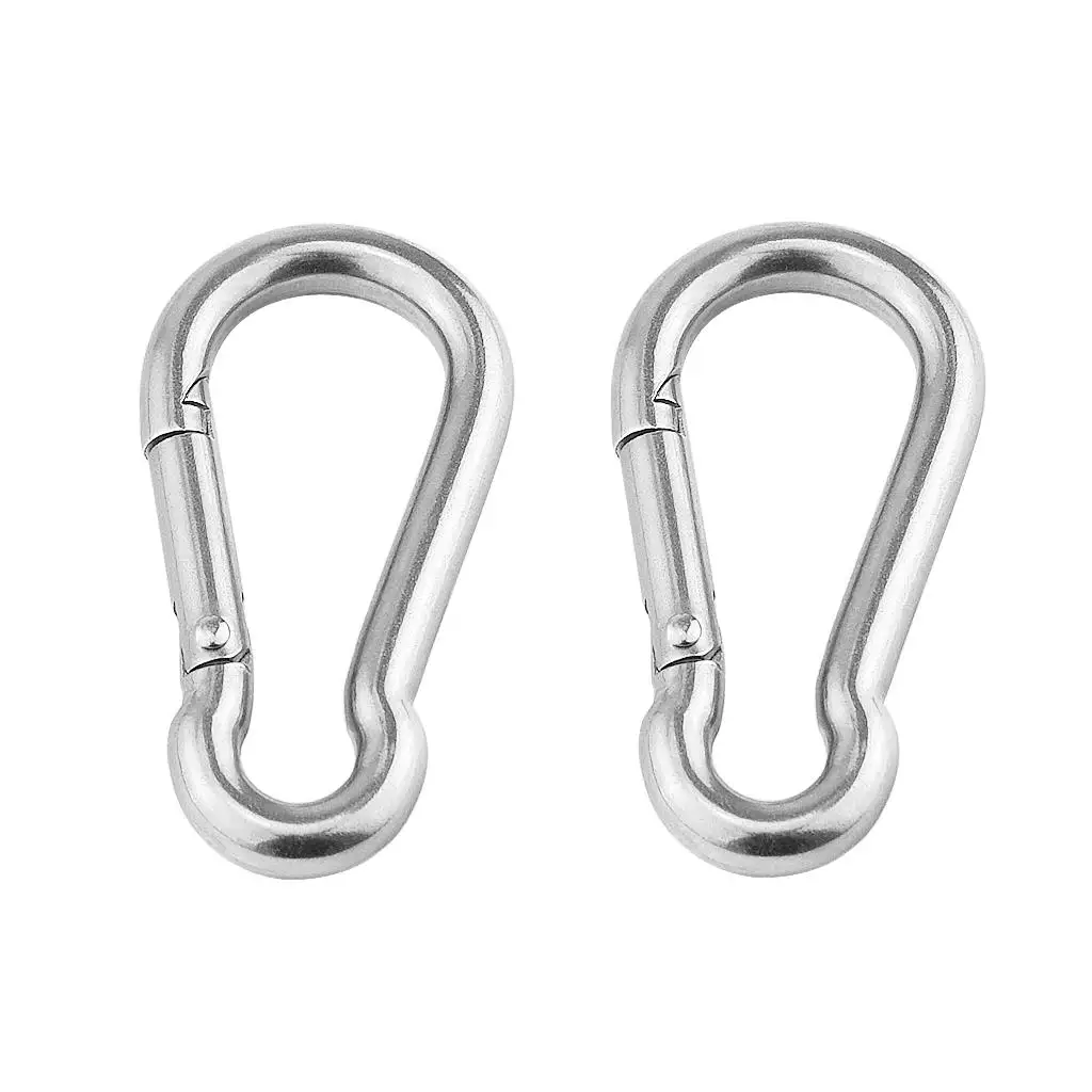 

2x Carabiner D Buckle Climbing Camping Hook For Travel Clip Backpack With Quick Release Closure