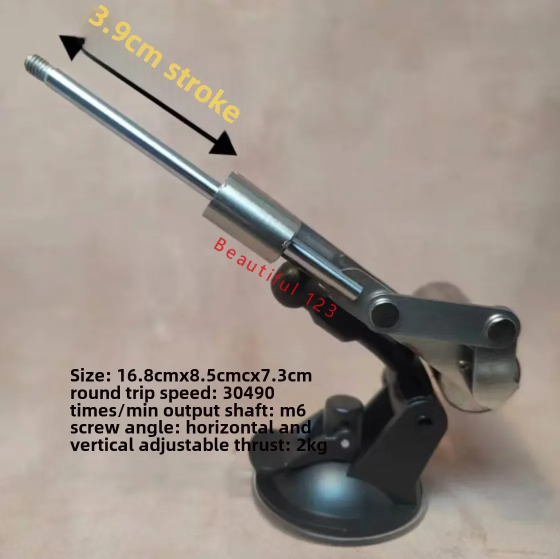 Ход поршневого двигателя 39 мм телескопический линейный двигатель постоянного