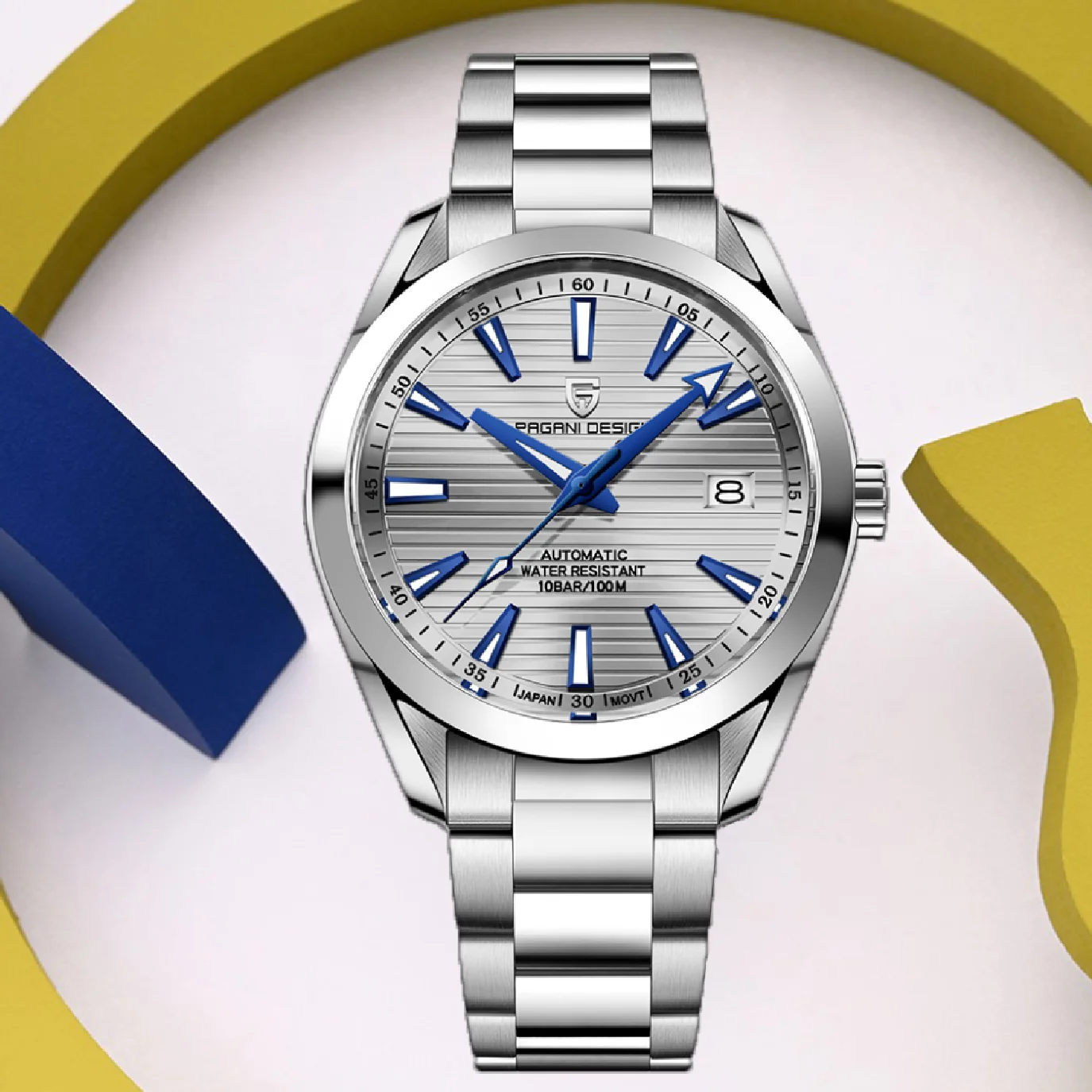 

PAGANI DESIGN 40MM Stainless Men Mechanical Watch Luxury Sapphire Crystal Automatic Watches 100M Waterproof Japan NH35 Watch Men