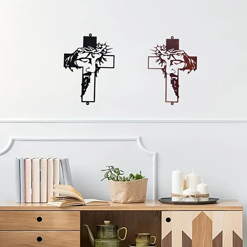 CIFBUY декор металлический крест знак настенный силуэт пасхальные настенные