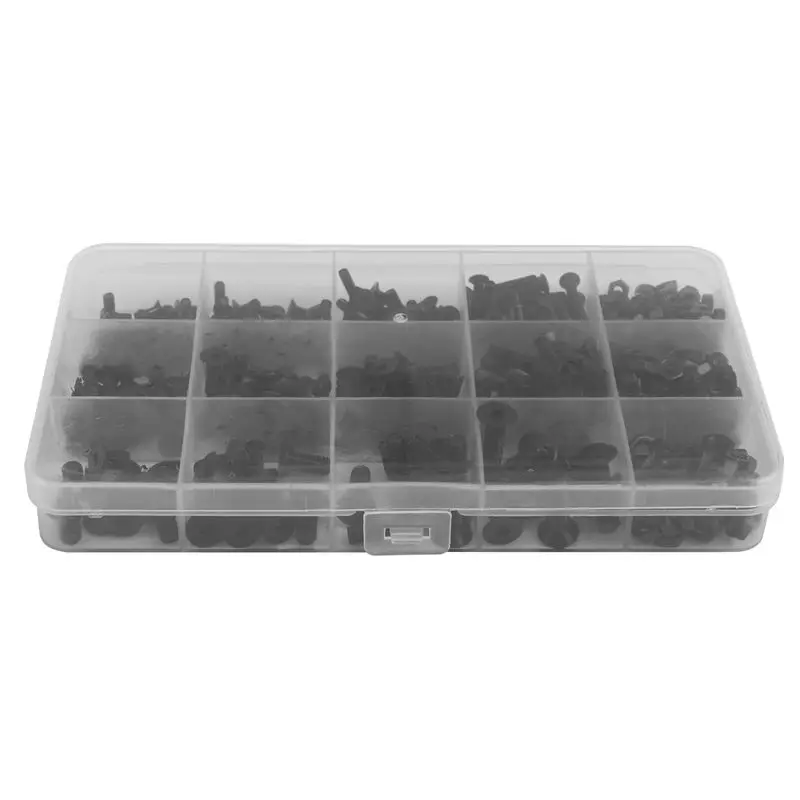 460 шт. M3 M4 M5 болты с потайной плоской головкой из легированной стали шестигранной