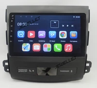 9 1280720 qled screen android 10 car monitor video player navigation for mitsubishi outlander citroen c crosser peugeot 4007