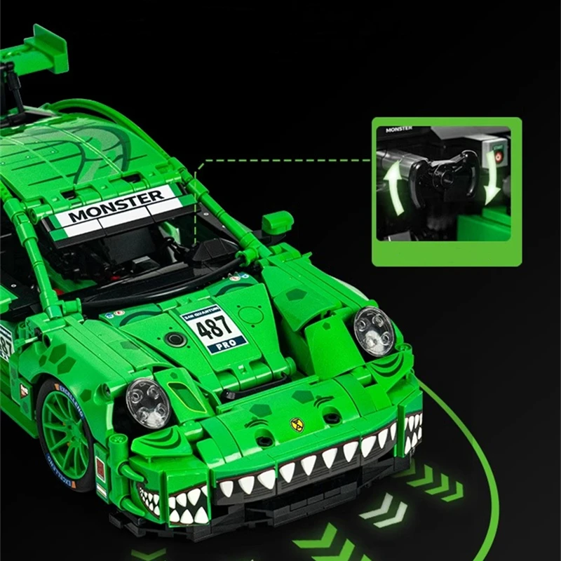 Конструктор SEMBO спортивный автомобиль гоночная модель обучающая сборка детские