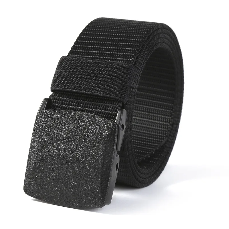 Hot Automatic Buckle Tactical Belt For Men Adjustable Nylon Waist Belt Solid Army Waistband Outdoor Hunting Military Men's Belts