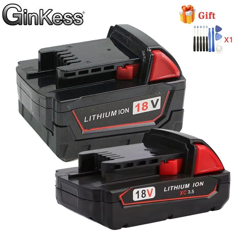 

Литий-ионная аккумуляторная батарея 18 в 3500/9500/12500 мАч M18 XC для Milwaukee 48-11-1815 M18B2 M18B4 M18BX L50, аккумулятор для электроинструмента