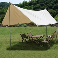 5 10 person windproof large awning camping tent with fishing hiking outdoor tourism beach pergola sunshelter tarp rain