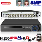 Видеорегистратор 32 канала, 5 МП, обнаружение лица, гибридная система видеозаписи 6 в 1, 32 канала, цифровой видеорегистратор XMEYE, 16 каналов H.265