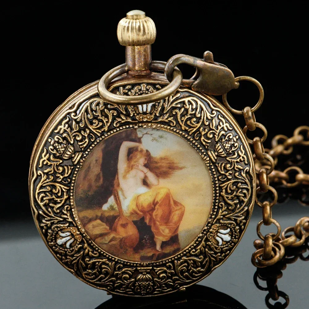 Часы-скелетоны в стиле ретро Классические Механические наручные часы-подвески с