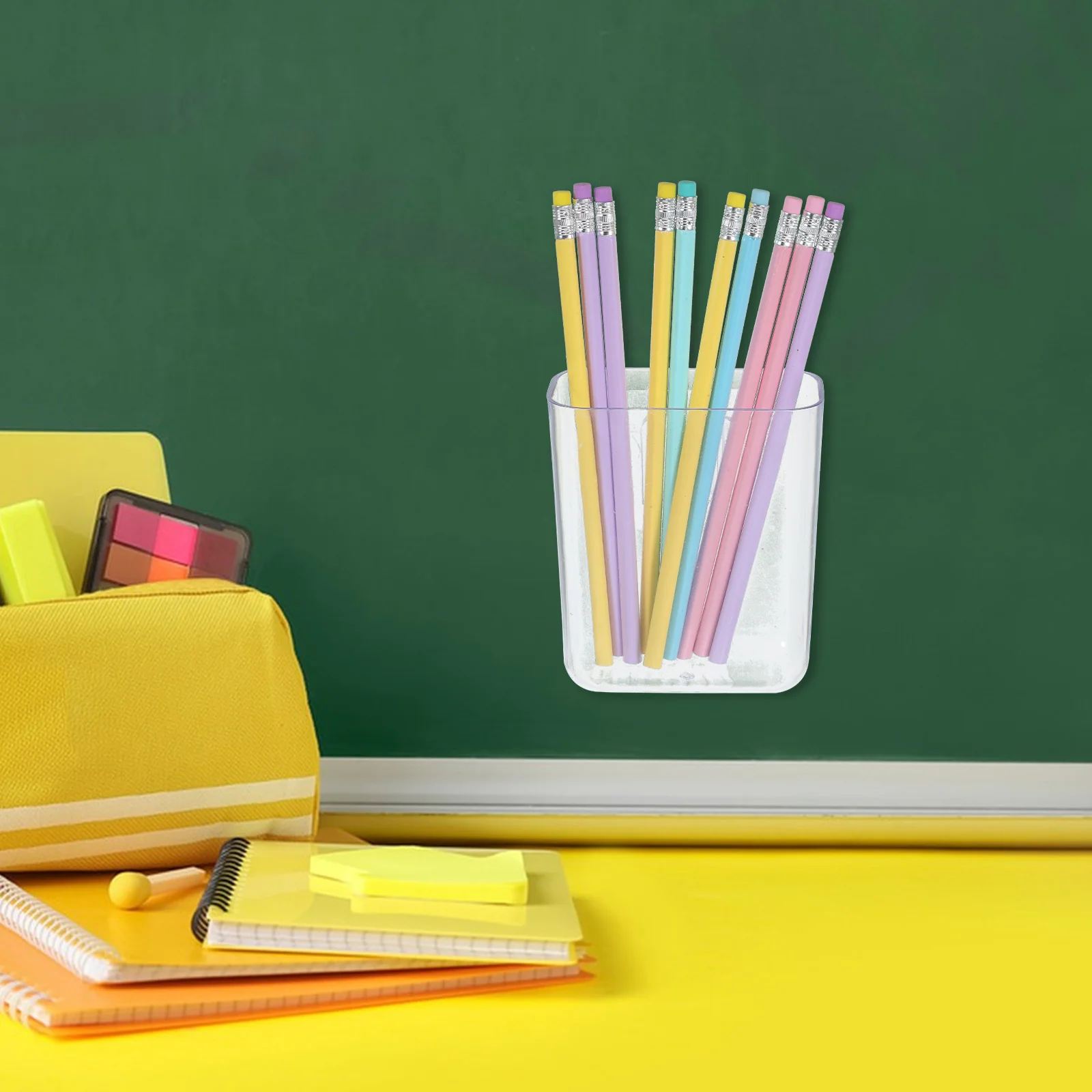 Прозрачный настольный ящик для хранения настенная полка держатель ручек