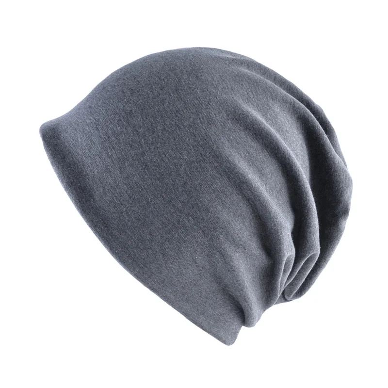 

Women's Skullies Beanie Hat Spring Cotton Slouchy Beanie for Women Solid Knitted Bone Hat Ladies Cap Windproof And Warm Riding