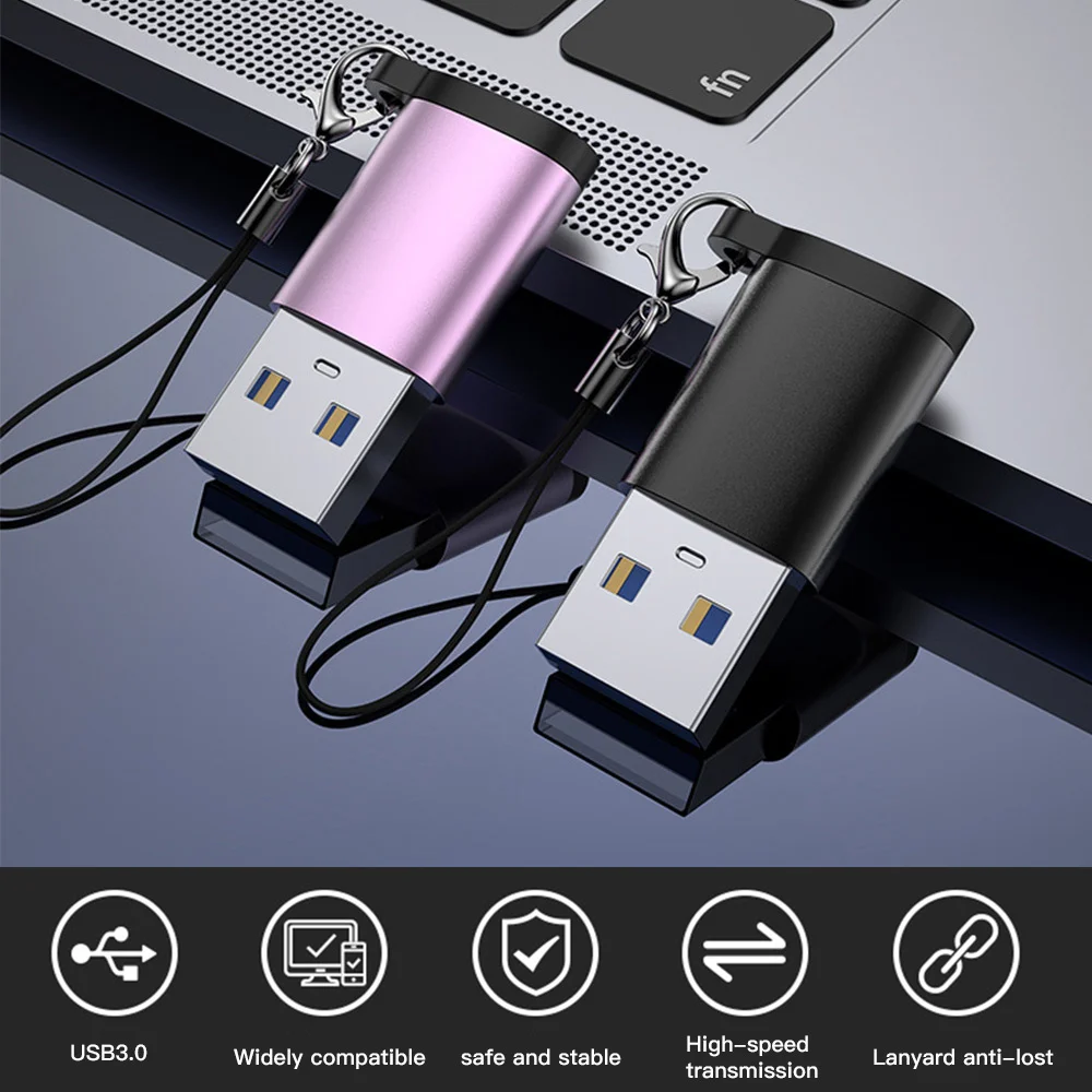 

Кабель-Переходник USB Type-C с разъемом USB 3,0 и шнурком