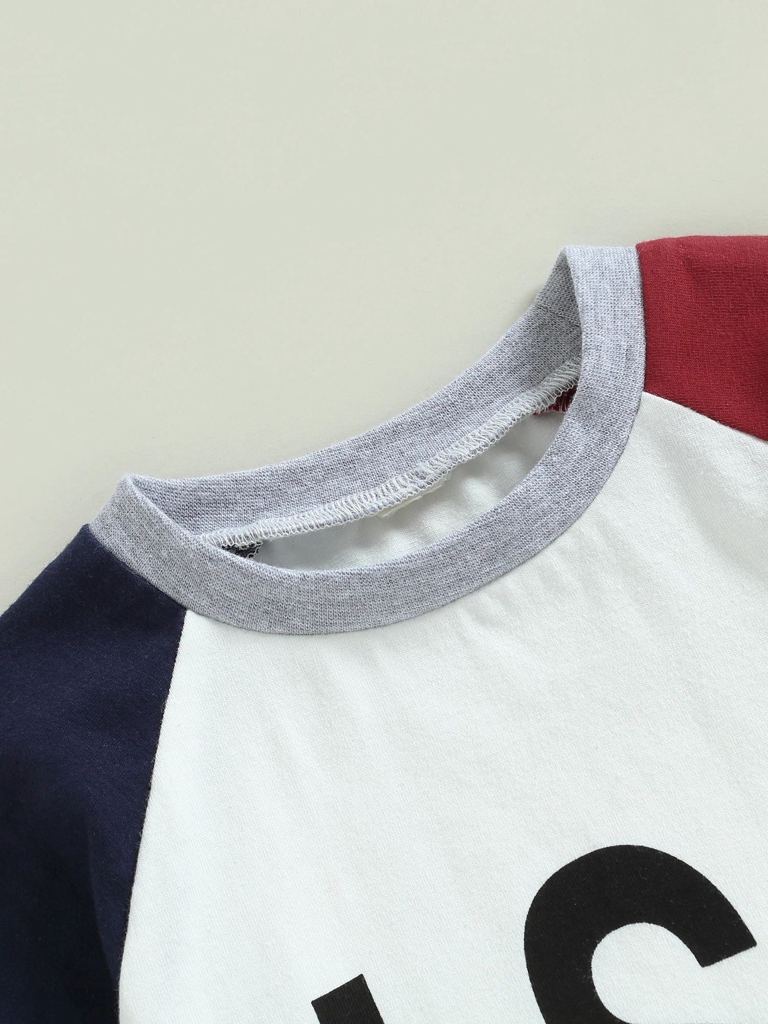 

Cute Newborn Baby Girl Boy American Flag Romper Patriotic Bodysuit Short Sleeve USA Print Jumpsuit 4th of July