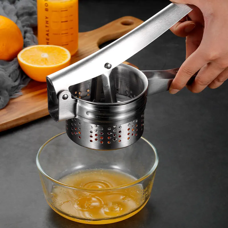 

Stainless Steel Manual Juicer Lemon Squeezer Kitchen Cooking Tools Hand Garlic Press Garlic Crusher Potato Cutter Kitchen Gadget