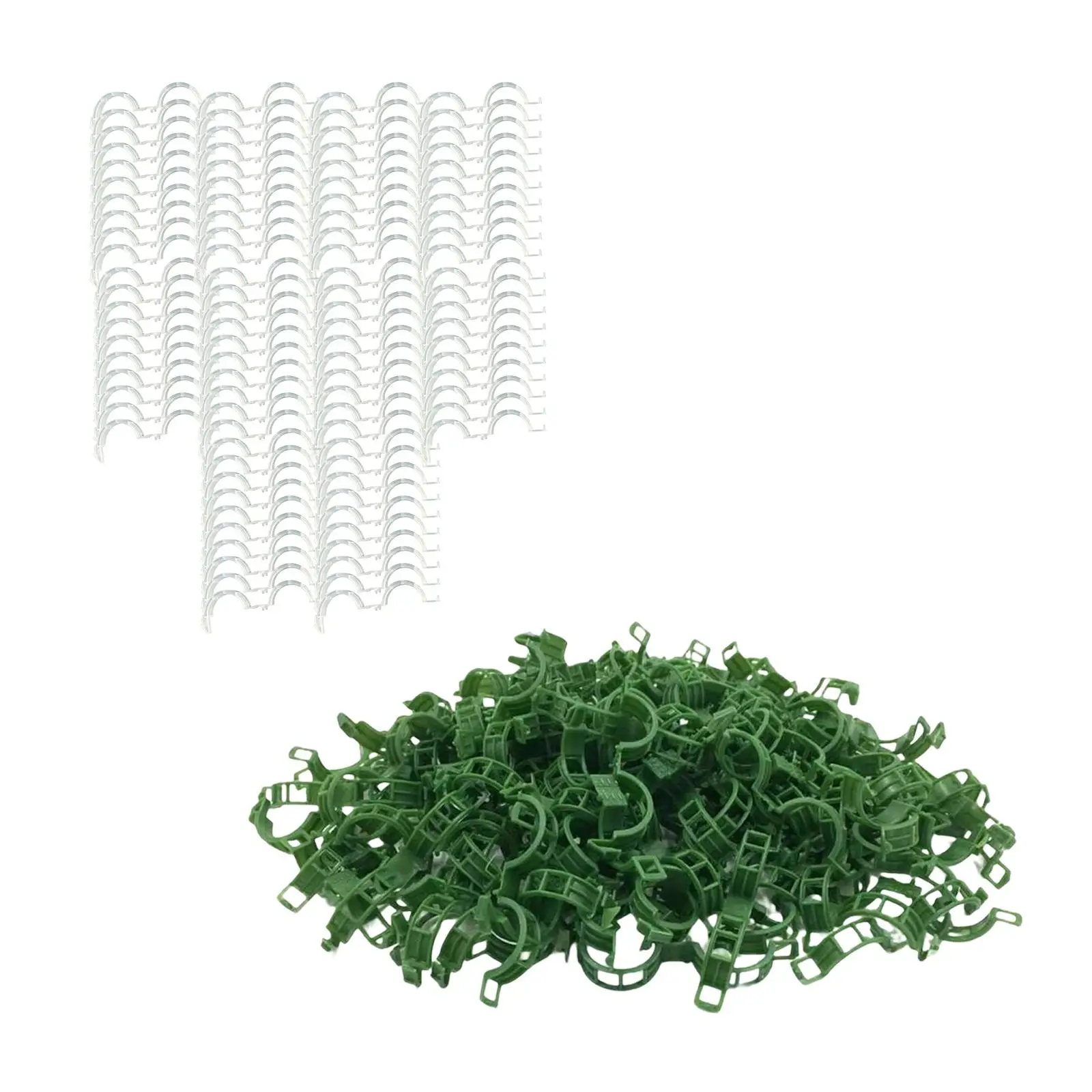 

100Pcs Tomatoes Clips Grow Upright Tomato Vine Tomatoes Vine Clamp Supports rack Hooks Trellis Clips for Greenhouse Pumpkin