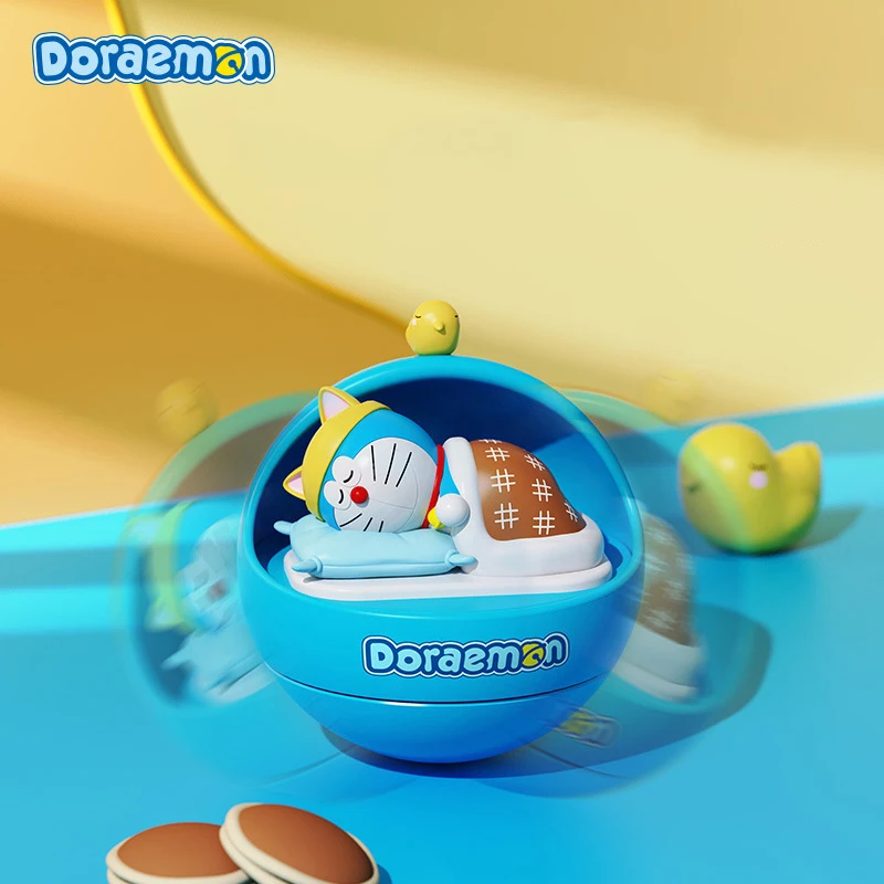

Kawaii Anime Doraemons Octave Box Girly Heart Cute Cartoon Character Rotating Music Box Ornaments Gifts for Girls Kid Toy