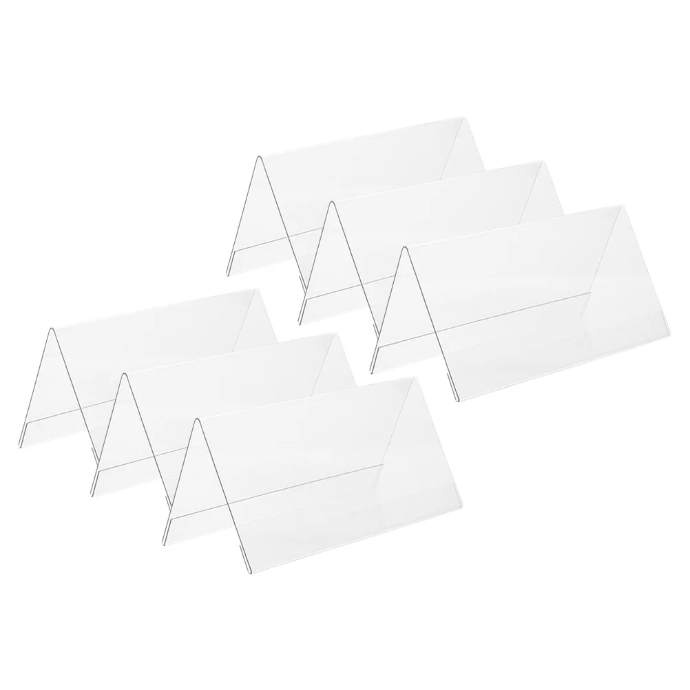 

Conference Board Acrylic Blanks Label Display Stand Invitations Signs Decor Table