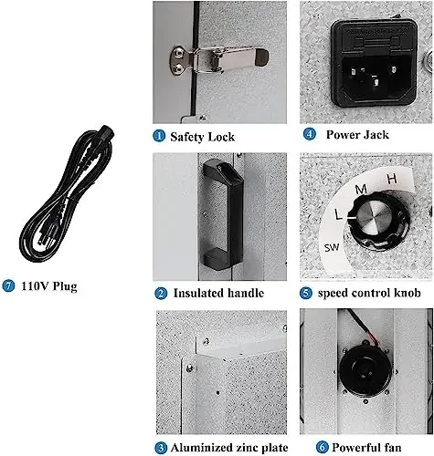 Оборудование для культивирования двигателя постоянного тока из нержавеющей