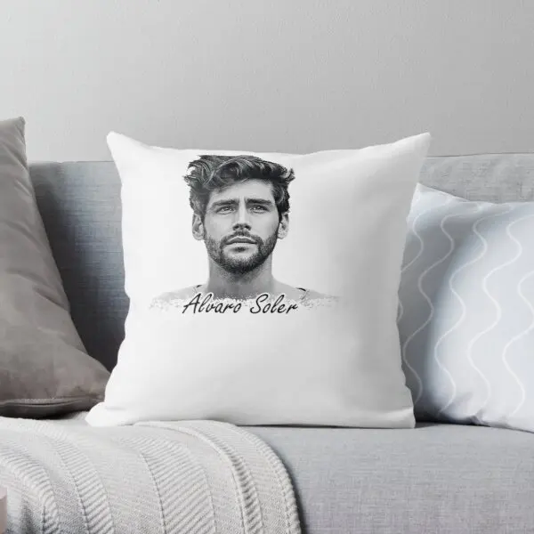 

Alvaro Soler Printing Throw Pillow Cover Cushion Anime Square Decorative Hotel Case Fashion Car Bedroom Pillows not include