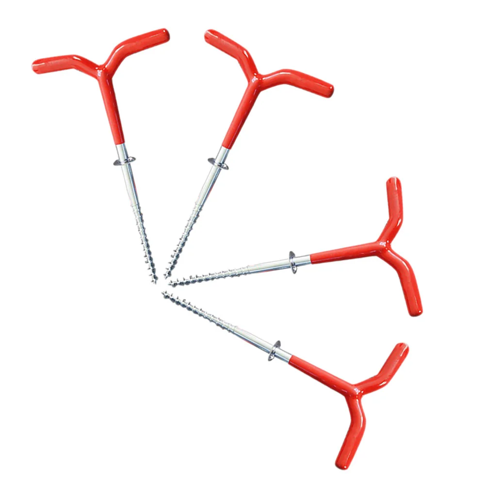 4 шт. рыболовная палатка аксессуары для ледяной дрели пляжные колышки кемпинга