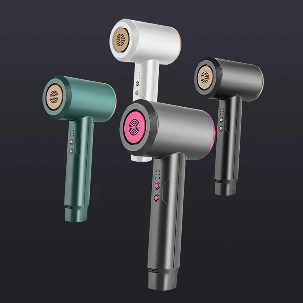 Супербеспроводной фен для волос портативный беспроводные воздуходувки мощный