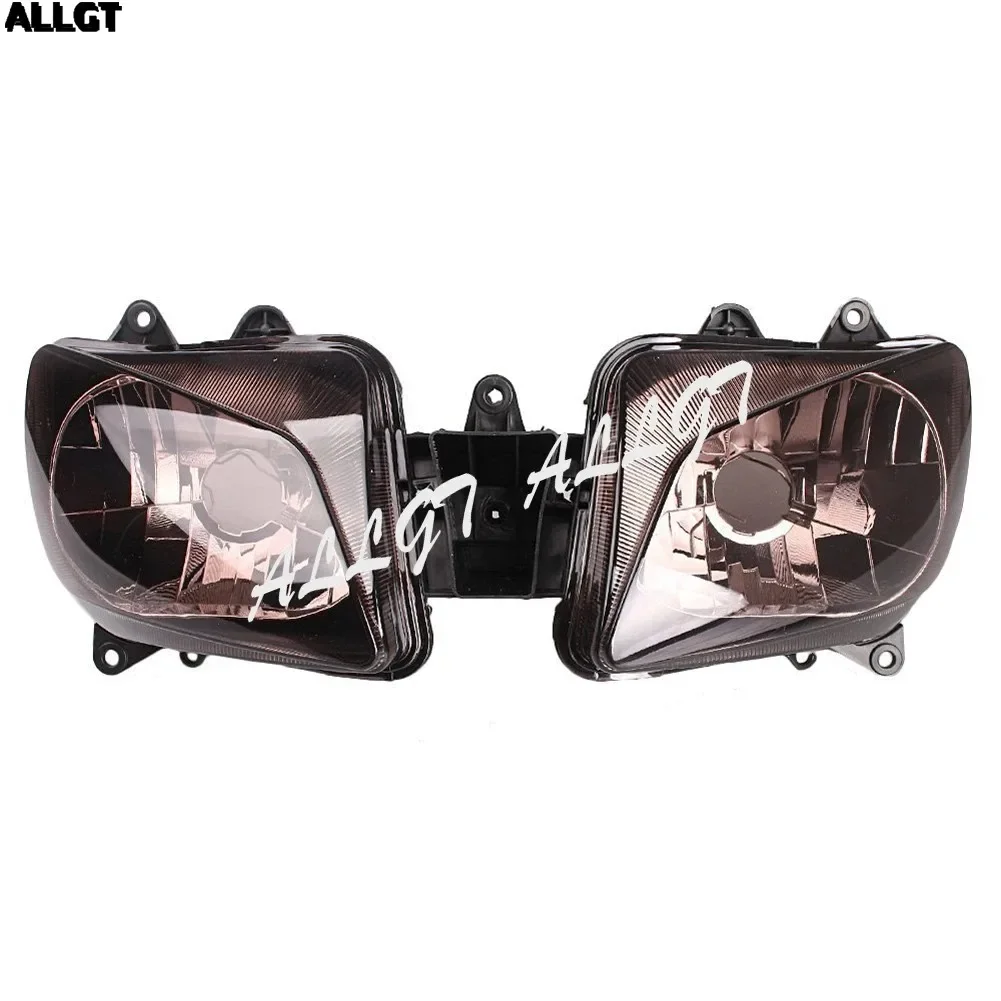 Фара двигателя ALLGT в сборе для YAMAHA R1 1998-1999 коричневый передний фонарь