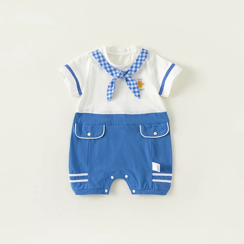 Children's Clothing Baby Bodysuits Summer Jumpsuit for Kids Naval Style Baby Boy Clothes Cotton Baby Girls Newborn Baby Articles