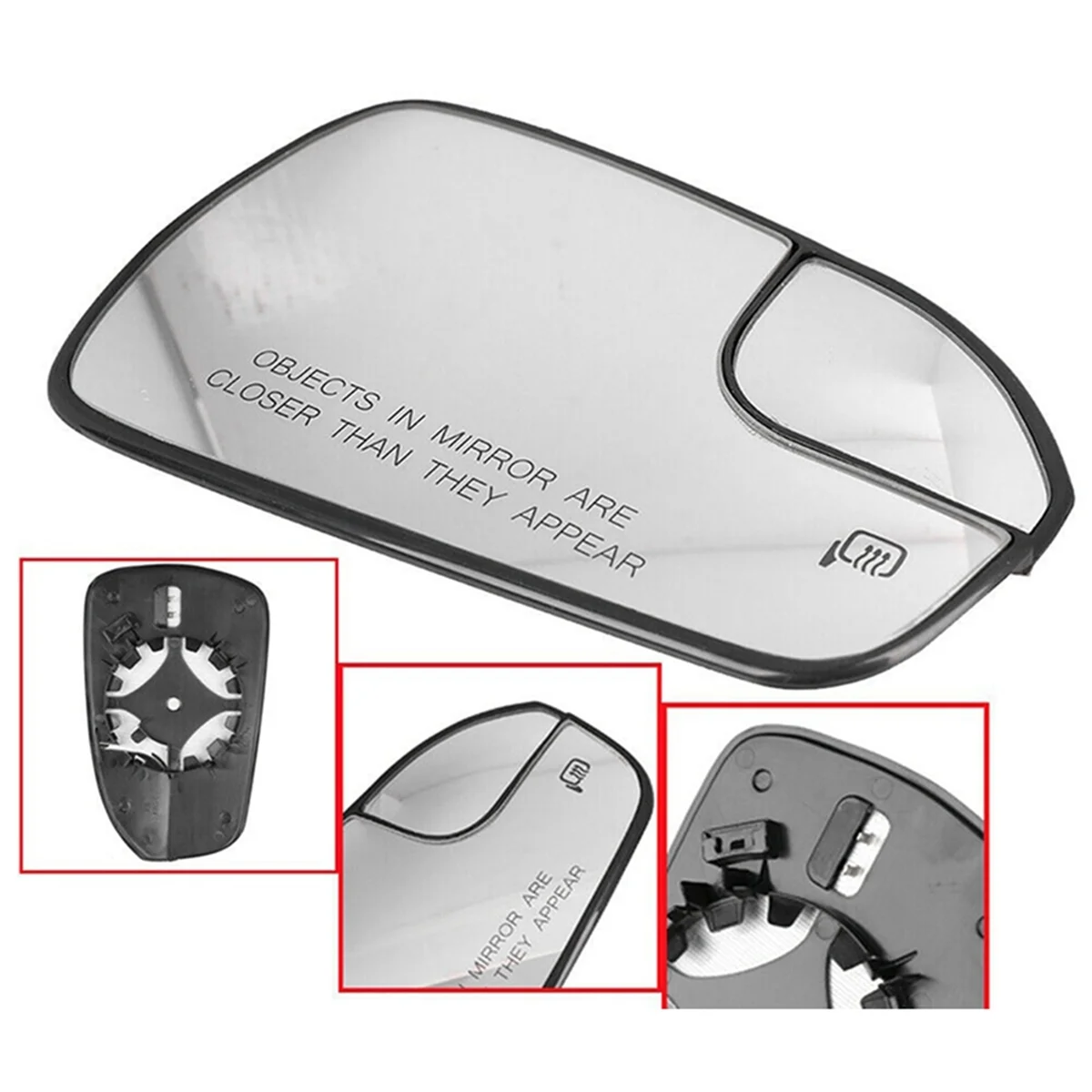 Автомобильный отражатель зеркала заднего вида с подогревом для Ford 13-19 Fusion DS7Z-17K707-B