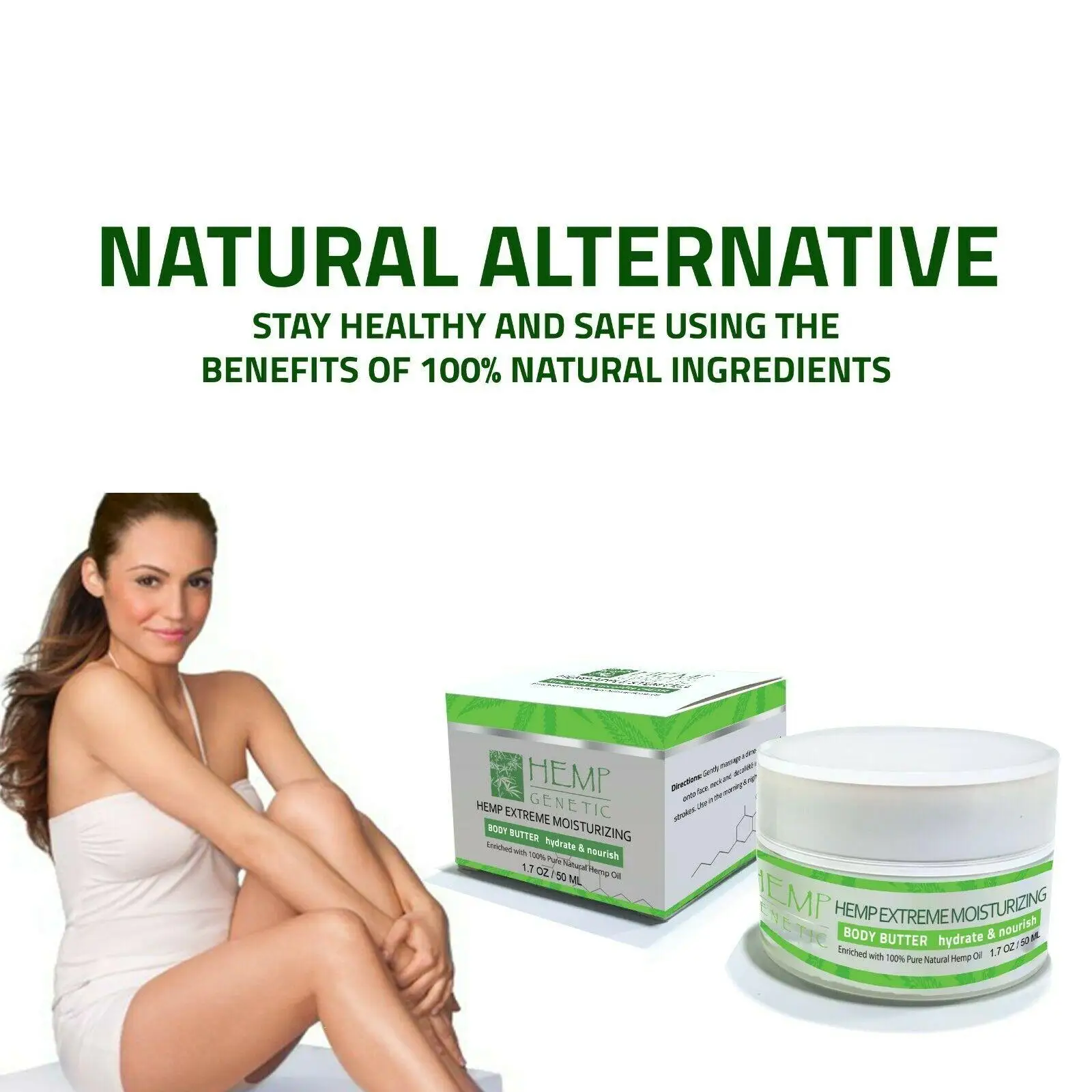 

Twine Gene extreme Moisturizing body Butter Hydrate and Nourishing cream 3.8 oz -